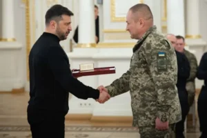 Зеленський нагородив воїнів Сил безпеки й оборони (відео)