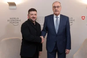 Зеленський провів першу зустріч із президентом Швейцарії