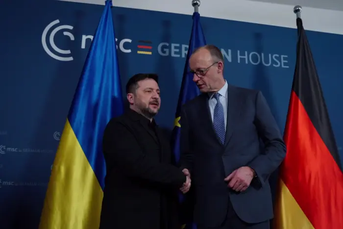 Зеленський обговорив з канцлером Німеччини спільні проєкти виробництва зброї