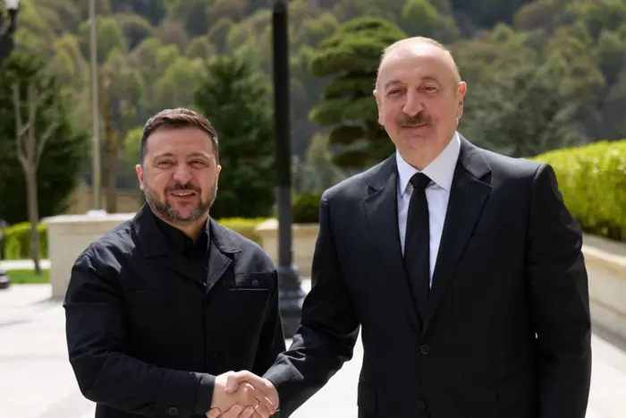 Зеленський зустрівся з президентом Азербайджану Алієвим. Трансляція